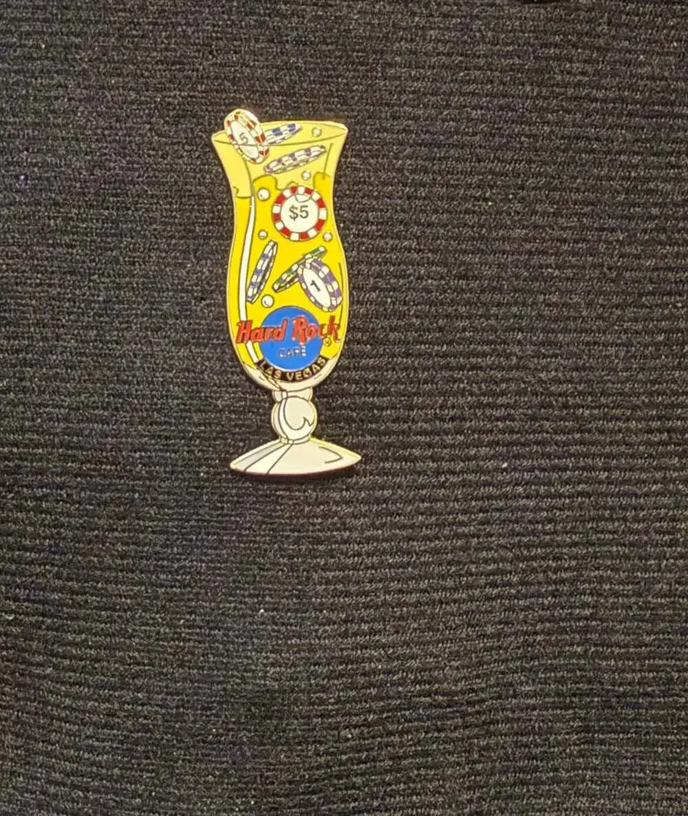 Hard Rock Cafe Las Vegas - Hurricane Glass Pin